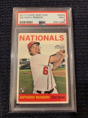 2013 Topps Heritage Anthony Rendon Rookie PSA 9