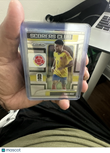 2026 Panini Prizm World Cup Scorers Club Luis Diaz #22 Silver Soccer Card