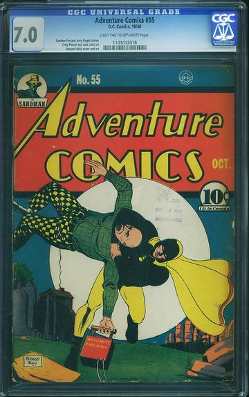 ADVENTURE COMICS #55, CGC 7.0 FVF