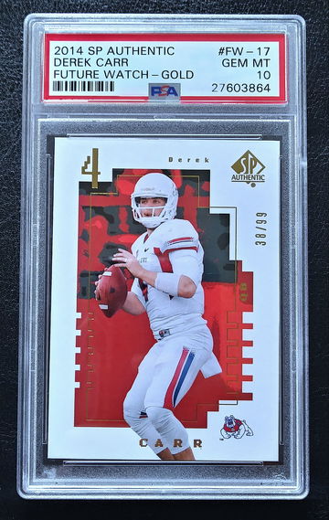 2014 SP AUTHENTIC FUTURE WATCH GOLD /99 PSA 10