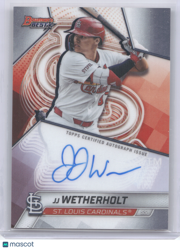2025 Bowman's Best Autograph JJ Wetherholt #B25-JJW