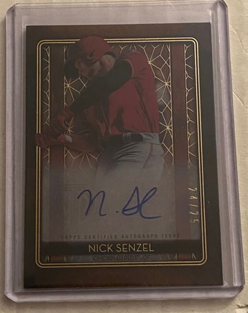 2020 Topps Tribute Nick Senzel auto /25