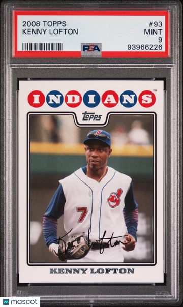 2008 Topps Kenny Lofton #93 PSA 9
