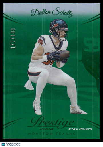 2024 Panini Prestige Dalton Schultz #120 Green Premium Xtra Points SN