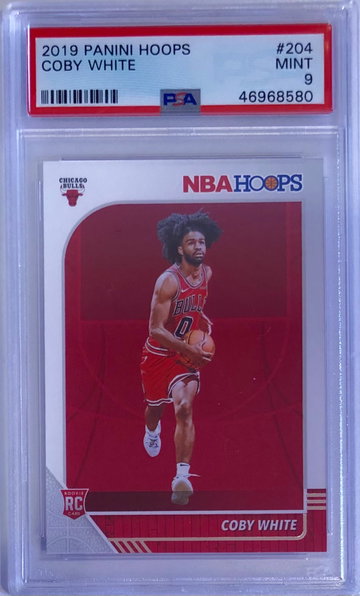 2019 Coby White Hoops PSA 9