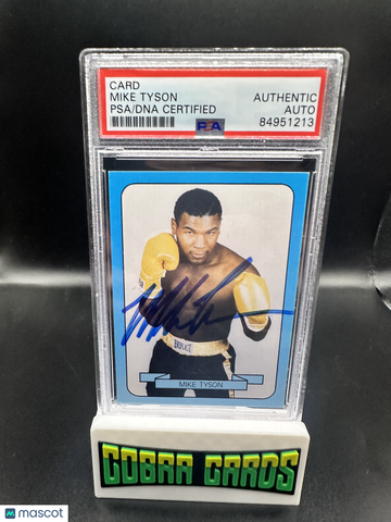 1987 Mike Tyson PSA A Auto A