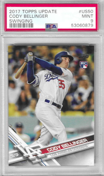 2017 Topps Update Cody Bellinger PSA 9