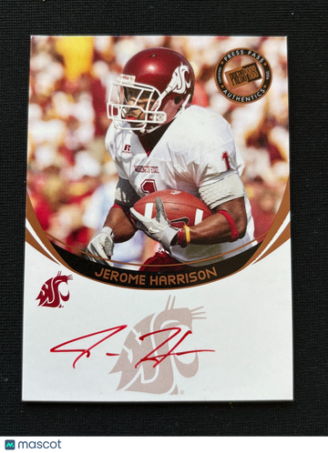 Jerome Harrison 2006 Press Pass Auto Red Ink