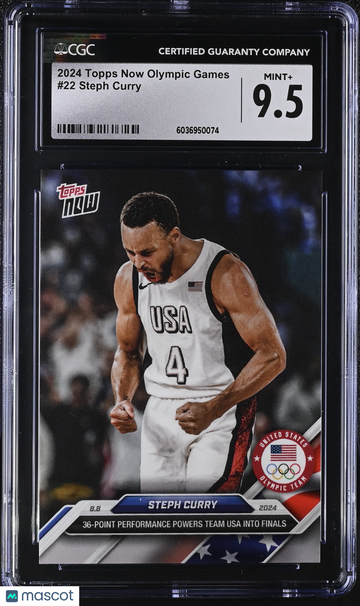 2024 Topps Now Olympic Games #22 CGC 9.5