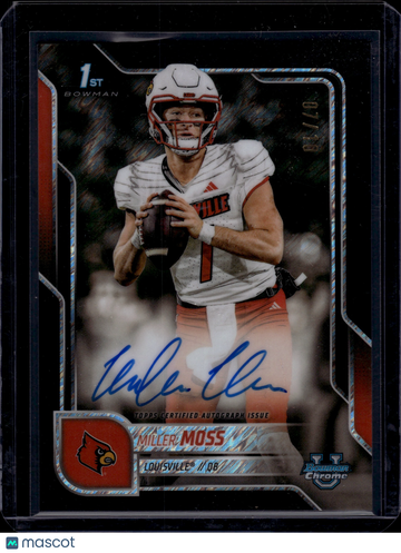 2025 Bowman University Chrome Football Miller Moss #BCA-MMO Auto Variation /10