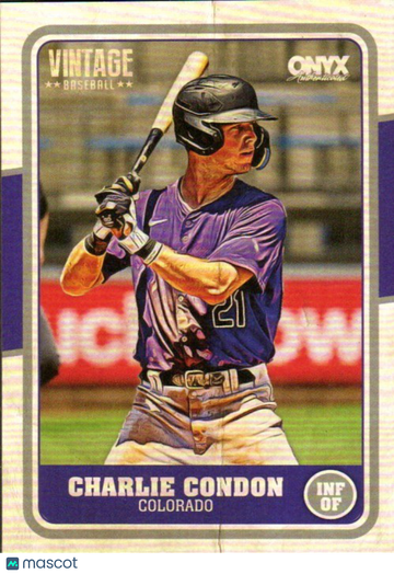 2025 Onyx Vintage Charlie Condon #OVCHCO
