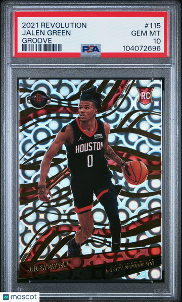 2021 Panini Revolution Jalen Green #115 Groove PSA 10