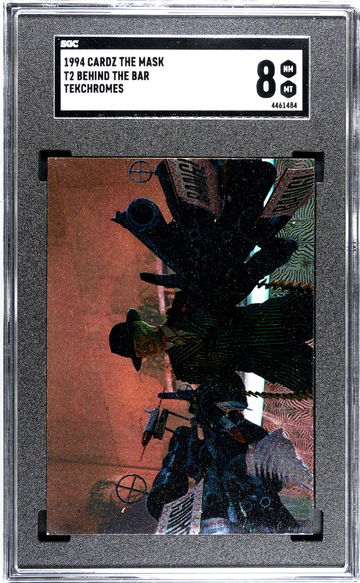 Jim Carrey The Mask SGC 8 T2 Behind The Bar Tekchrome 1994 Cardz Movie