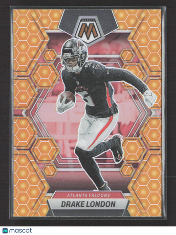 2023 Panini Mosaic Drake London #8 Orange Honeycomb