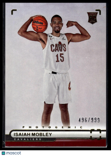 2022-23 Panini PhotoGenic Isaiah Mobley #158 RC SN