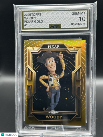 2025 Topps Chrome Pixar GOLD AGS 10