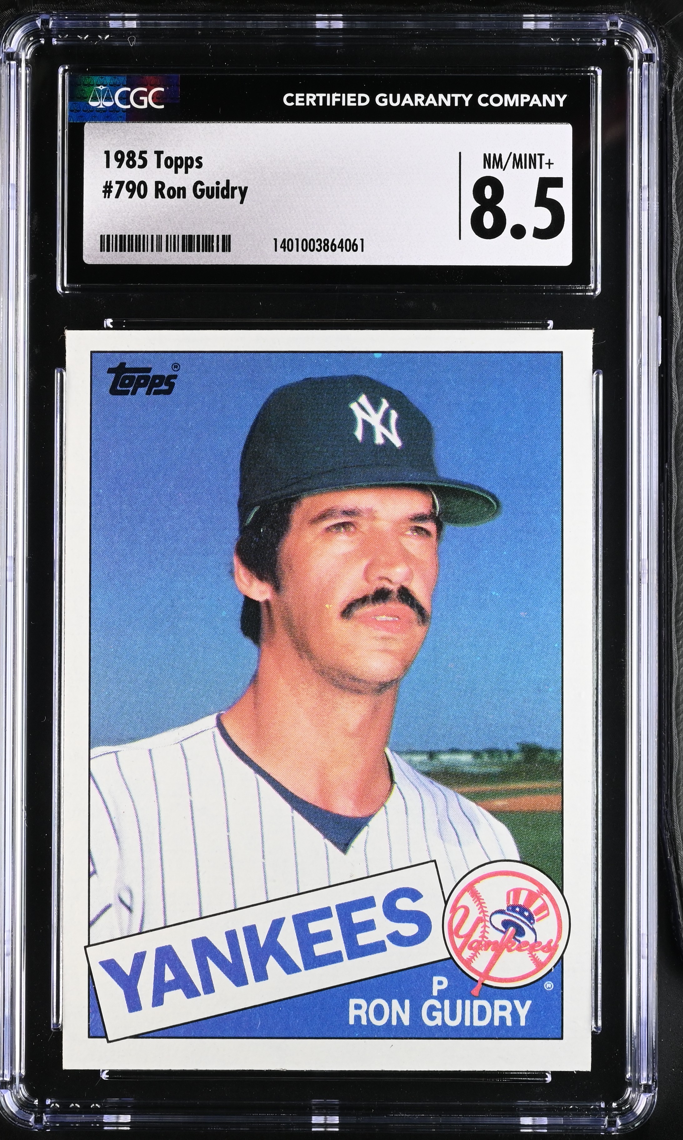 1985 Topps Ron Guidry #790 CGC 8.5 P1366