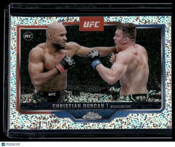 2025 UFC Chrome Christian Duncan #51 Speckle Refractor SN