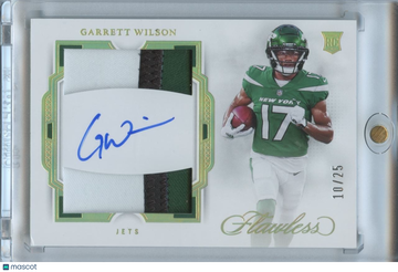 2022 Garrett Wilson Patch Rookie Panini Authentic