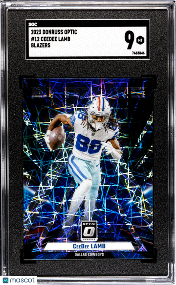 2023 Donruss Optic Ceedee Lamb #12 Blazers SGC 9