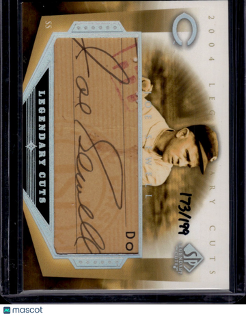 2004 Upper Deck SP Legendary Cuts Joe Sewell #JS /199 Cut Signature