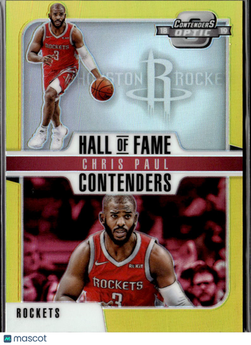 2019 Panini Contenders Optic Chris Paul #11 Yellow /10