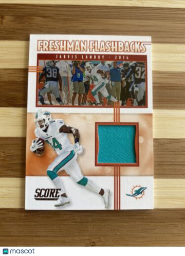 🔥2020 Score Jarvis Landry Freshman Flashback Player Worn Jersey Relic #FF-JL