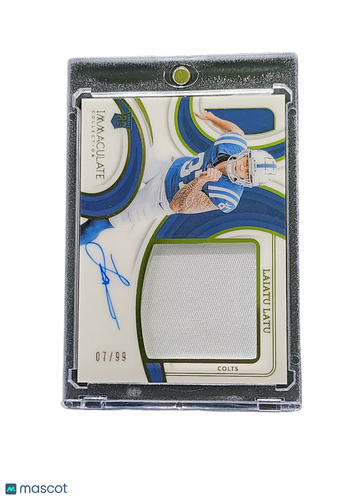 2024 Panini Immaculate Collection Laiatu Latu #PPRA-LLU /99 Patch RC