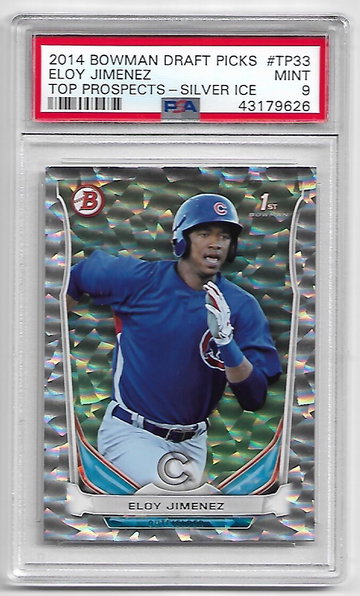 Eloy Jimenez 2014 Bowman Draft Picks Top Prospects Silver Ice