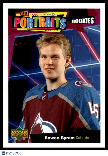 2020-21 Upper Deck Bowen Byram #P-82 UD Portraits
