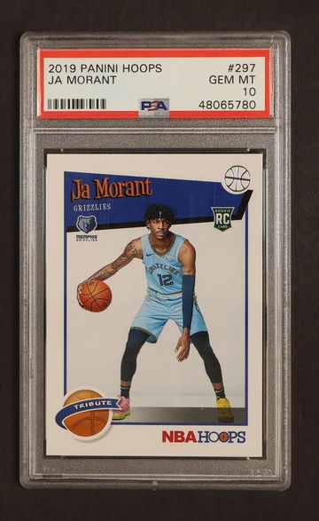 2019 Panini Hoops Ja Morant #297 PSA 10