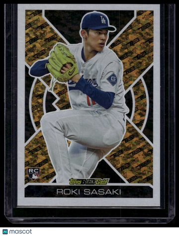 2025 Topps Update Roki Sasaki #BG-24 Topps Black Gold