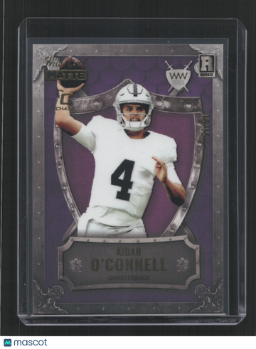 2023 WILD CARD MATTE AIDEN O'CONNELL #WW-AO /15 CHASE ROOKIE WEEKEND WARRIOR SN,/15,RC