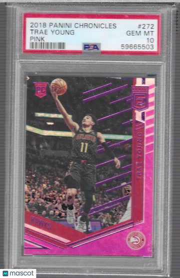 2018 Panini Chronicles Trae Young #272 Pink PSA 10