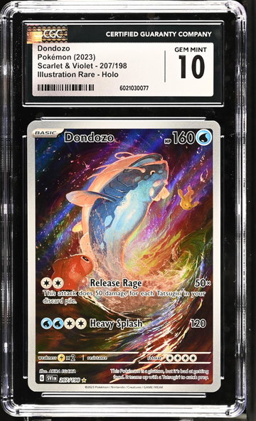 2023 Scarlet & Violet #207/198 Dondozo Illustration Rare - Holo CGC 10