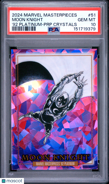 2024 Upper Deck Marvel Masterpieces '92 Platinum Moon Knight #51 PSA 10