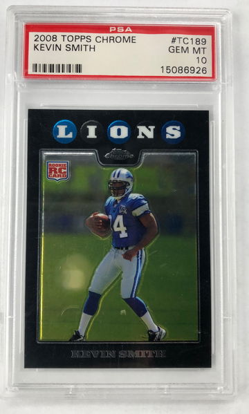 Kevin Smith 2008 Topps Chrome Rookie PSA 10 #TC189 