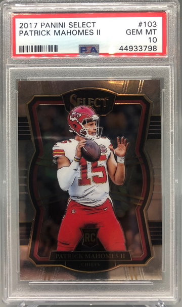 2017 Patrick Mahomes Select 103