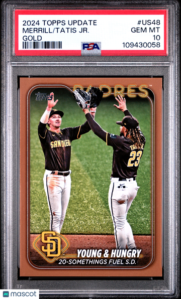 2024 Topps Update Tatis JR. Merrill #US48 Gold PSA 10