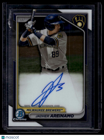 2024 Bowman Jadher Areinamo #CPA-JA Chrome Prospect Autographs AU