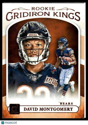 2019 Donruss David Montgomery #RGK-9 Rookie Gridiron Kings