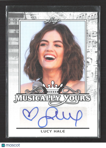 2017 Leaf Musically Yours Lucy Hale Authentic Autograph #MY-LH1