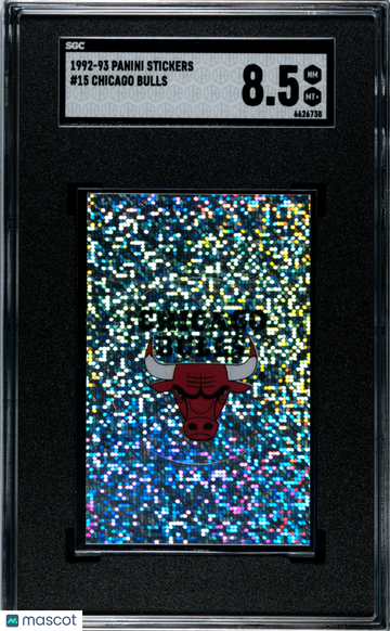 1992 Panini Stickers Chicago Bulls #15 SGC 8.5