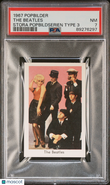 1967 Popbilder Stora Popbildserien Type 3 The Beatles PSA 7