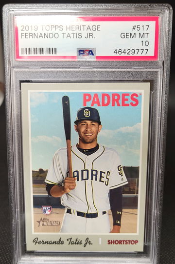 2019 Topps Heritage Fernando Tatis Jr PSA 10