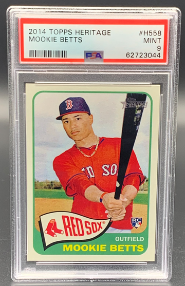 2014 Topps Heritage #H558 Mookie Betts PSA 9 Rookie