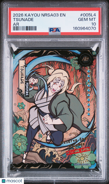 Graded 2026 Kayou Naruto Jin English Series 3 Tsunade 319/777 #005L4 PSA 10