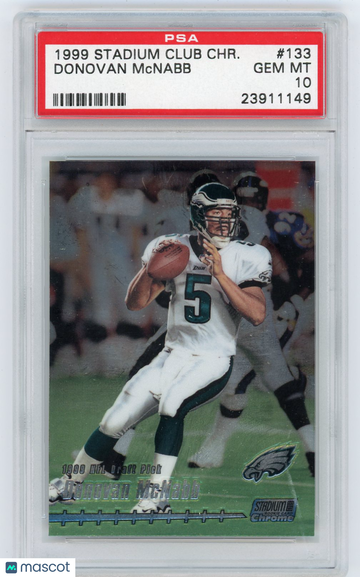 1999 Stadium Club Chrome Donovan Mcnabb #133 PSA 10
