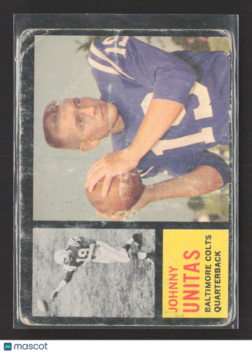 1962 Topps Johnny Unitas #1