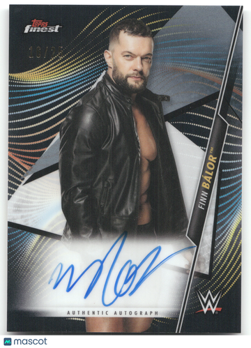 2020 Topps WWE Finest Autographs Finn Bálor #A-FB Black /25